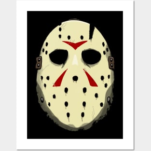 Hockey Mask Slasher Posters and Art